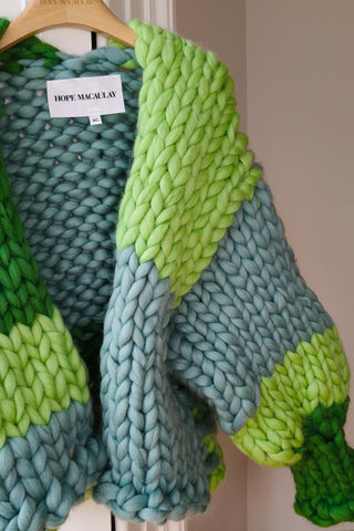 #2 Greens Colossal Knit Cardigan M/L (Sample)