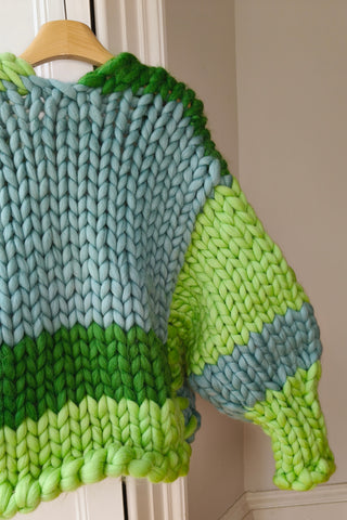 #2 Greens Colossal Knit Cardigan M/L (Sample)