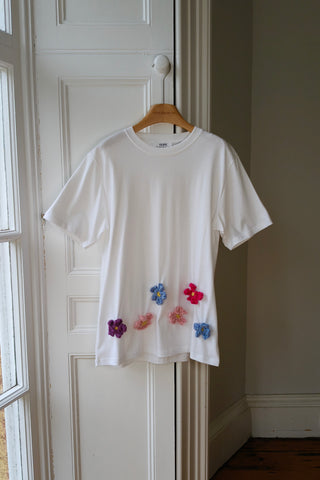 Knit Flower T-shirt M (Sample)
