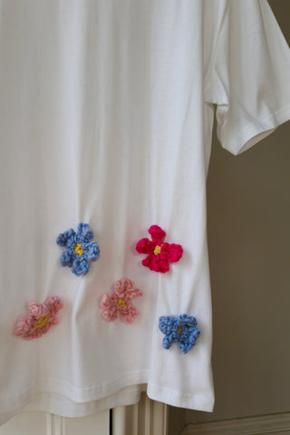 Knit Flower T-shirt M (Sample)