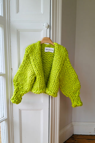Citrus Colossal Knit Cardigan (Sample)