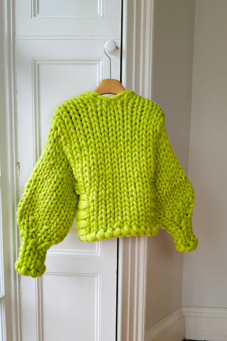 Citrus Colossal Knit Cardigan (Sample)