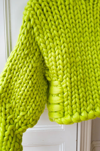 Citrus Colossal Knit Cardigan (Sample)