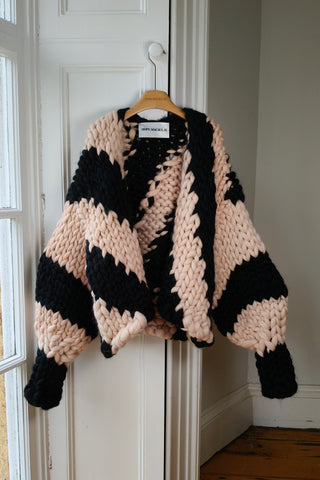 Blackberry Colossal Knit Cardigan L/XL (Discontinued Sample)