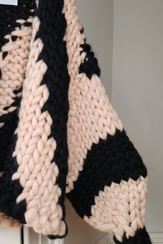 Blackberry Colossal Knit Cardigan L/XL (Discontinued Sample)