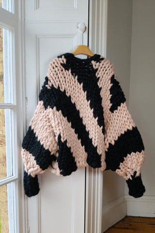 Blackberry Colossal Knit Cardigan L/XL (Discontinued Sample)