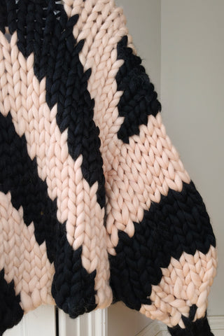 Blackberry Colossal Knit Cardigan L/XL (Discontinued Sample)