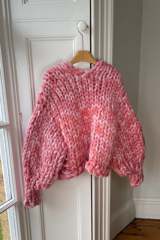1of1 Pink Blend Colossal Knit Cardigan M/L (Sample)