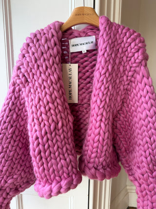 Magenta Colossal Knit Cardigan M/L (Sample)