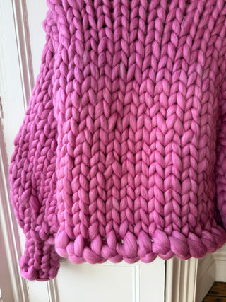 Magenta Colossal Knit Cardigan M/L (Sample)