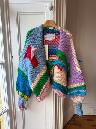 1of1 Scrap #1 Chunky Knit Cardigan S/M (Sample)