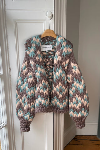 1of1 Fair Isle Colossal Knit Cardigan L (Sample)