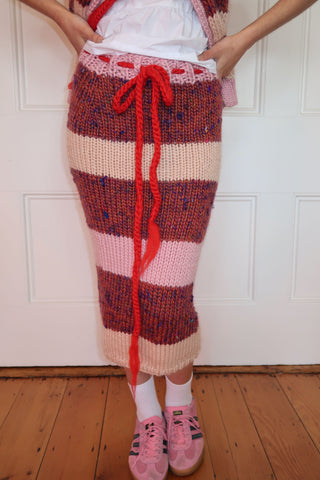 1of1 Blended Chunky Knit Midi Skirt S (Sample)