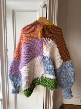 1of1 Scrap #15 Chunky Knit Cardigan S/M (Sample)