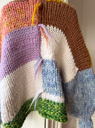 1of1 Scrap #15 Chunky Knit Cardigan S/M (Sample)