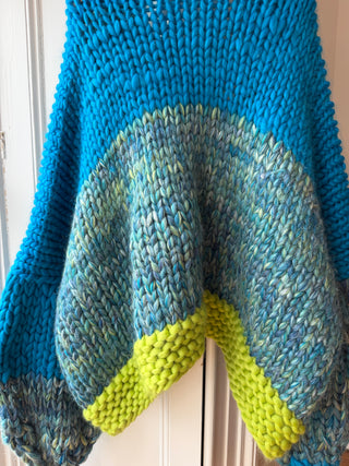 1of1 Scrap #17 Chunky Knit Cardigan L/XL (Sample)