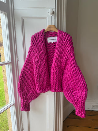 1of1 Pink Vegan Colossal Knit Cardigan (Limited Edition Sample)