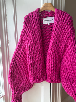1of1 Pink Vegan Colossal Knit Cardigan (Limited Edition Sample)