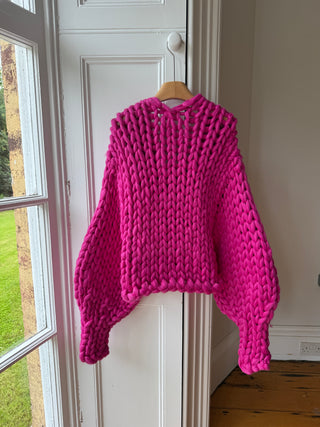 1of1 Pink Vegan Colossal Knit Cardigan (Limited Edition Sample)