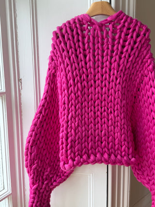 1of1 Pink Vegan Colossal Knit Cardigan (Limited Edition Sample)