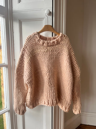 Daphne Bow Chunky Knit Sweater (Sample)