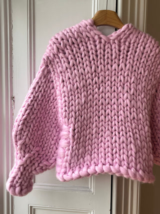 Pink Colossal Knit Cardigan (Sample)