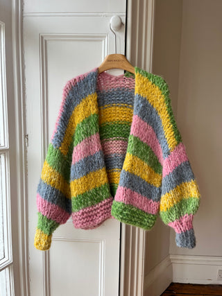 Mili Fluffy Knit Cardigan (Sample)