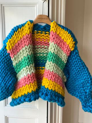 1of1 Stripe Colossal Knit Cardigan S/M (Sample)