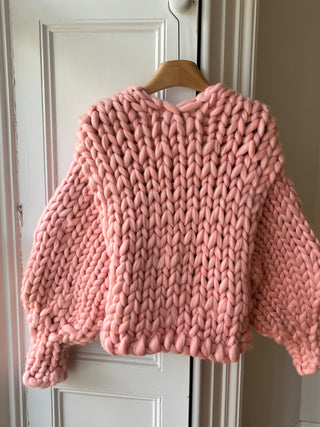Peach Vegan Colossal Knit Cardigan (Sample)