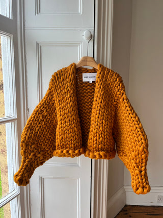 Wren Midi Grobstrick-Cardigan (Beispiel)