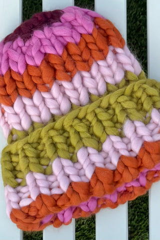 Fia Chunky Knit Hat (Sample)