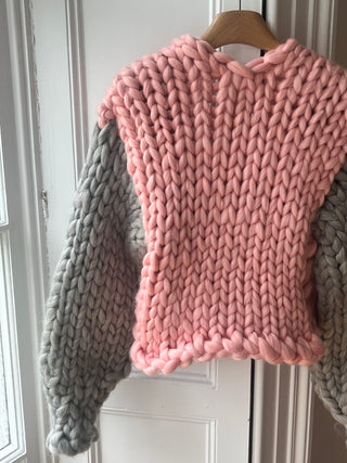 Wren Midi Grobstrick-Cardigan (Beispiel)