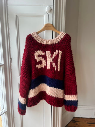 Ski Chunky Knit Sweater S/M (Sample)