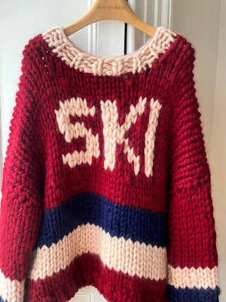Ski Chunky Knit Sweater S/M (Sample)