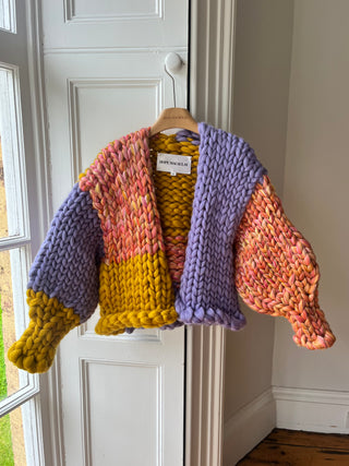 Wren Midi Grobstrick-Cardigan (Beispiel)