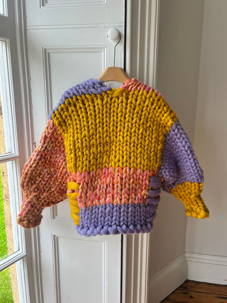 Wren Midi Grobstrick-Cardigan (Beispiel)