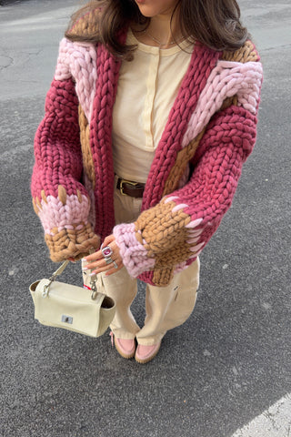 Darling Cable Chunky Knit Cardigan