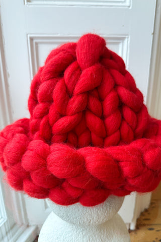 Giant Red Super Colossal Knit Hat (Sample)