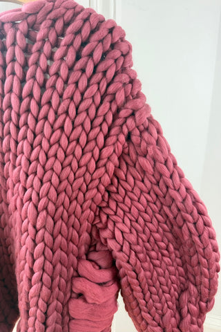 Mulberry Colossal Knit Cardigan M/L (Merino Sample)