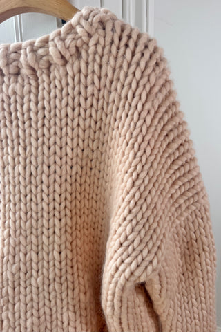 Teddy Bear Chunky Knit Sweater S/M (Discontinued Sample)