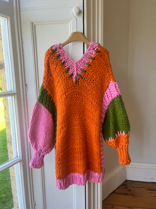Wren Midi Grobstrick-Cardigan (Beispiel)