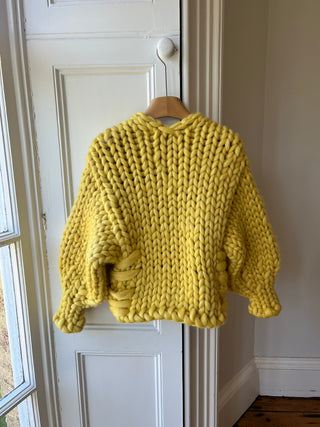 Wren Midi Grobstrick-Cardigan (Beispiel)