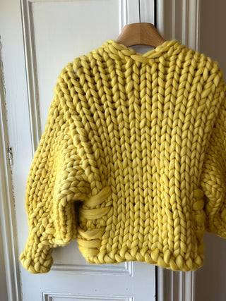 Wren Midi Grobstrick-Cardigan (Beispiel)