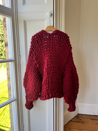 Wren Midi Grobstrick-Cardigan (Beispiel)