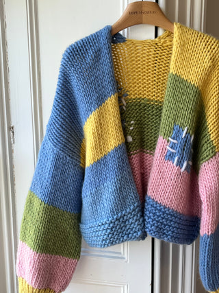 Wren Midi Grobstrick-Cardigan (Beispiel)