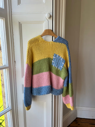 Wren Midi Grobstrick-Cardigan (Beispiel)