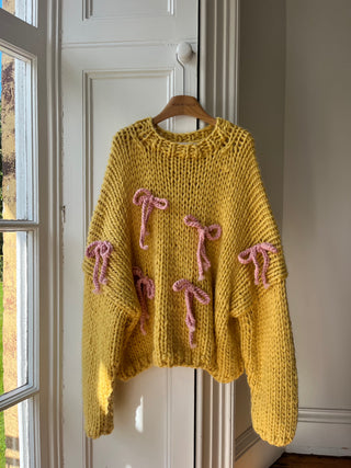 Wren Midi Grobstrick-Cardigan (Beispiel)