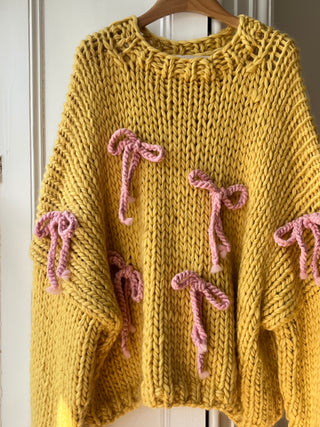 Wren Midi Grobstrick-Cardigan (Beispiel)