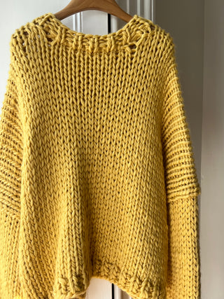 Wren Midi Grobstrick-Cardigan (Beispiel)