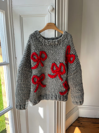 Wren Midi Grobstrick-Cardigan (Beispiel)